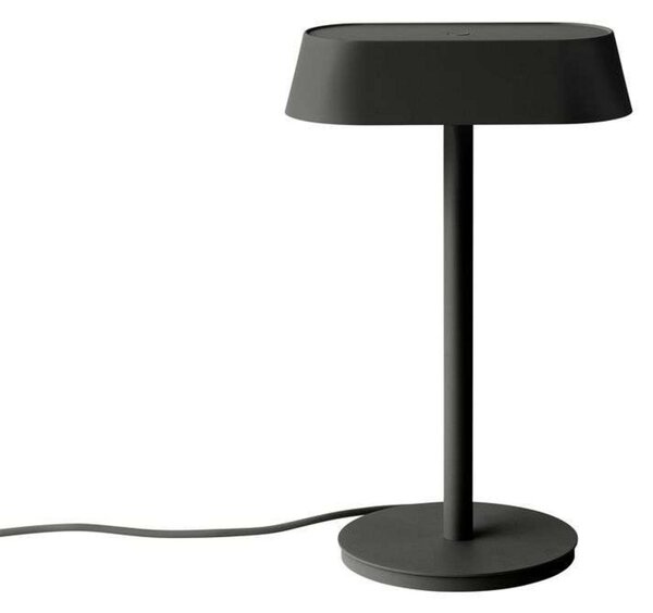 Stolové Lampa Muuto, stmievateľné, Čierna, Kov