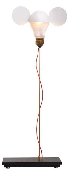 Stolové Lampa Ingo Maurer, stmievateľné, Biela, Obývacia izba, Kov