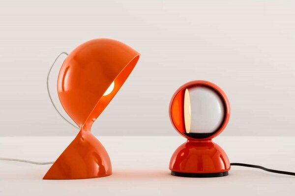 Stolové Lampa Artemide, Oranžová, Obývacia izba, Plast