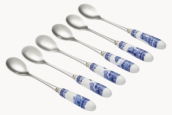 Čajové lyžičky Blue Italian, 6 ks