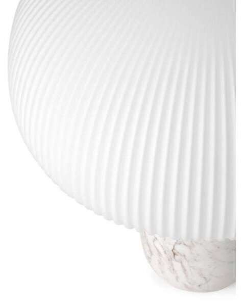 Stolové Lampa Vipp, stmievateľné, Biela, Obývacia izba, Sklo