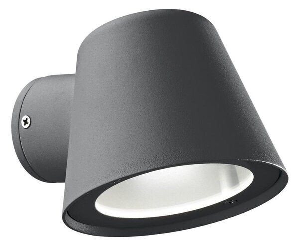 Ideal Lux - Exteriérové nástenné svietidlo GAS 1xGU10/28W/230V IP43 antracit