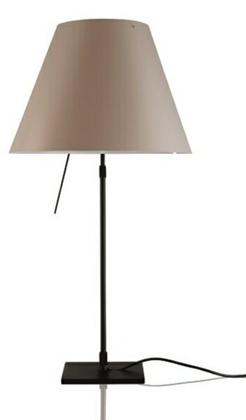 Stolové Lampa Luceplan, stmievateľné, Hnedá / Hrdzavá, Obývacia izba, Hliník