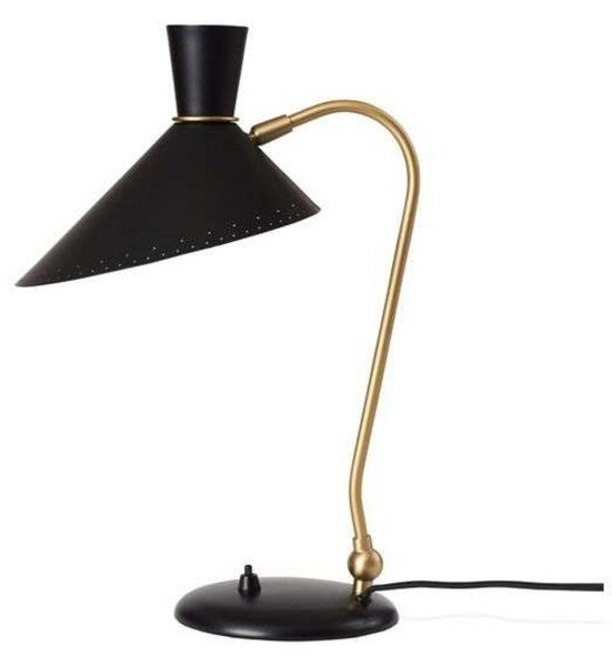 Stolové Lampa Warm Nordic, Bloom, Čierna, Obývacia izba, Kov, Vintage