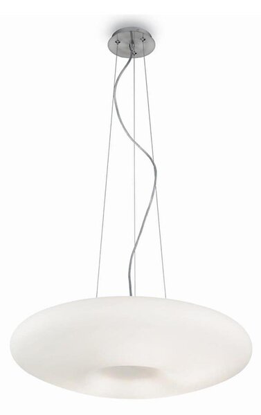 Ideal Lux - Závesný luster GLORY na lankách 3xE27/60W/230V priemer 50 cm biela