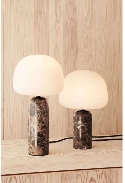 Stolové Lampa Northern, stmievateľné, Hnedá / Hrdzavá, Obývacia izba, Sklo
