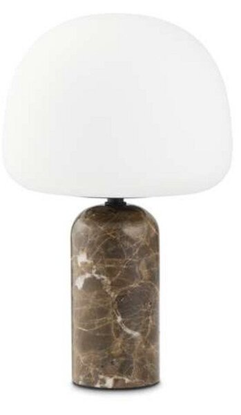 Stolové Lampa Northern, stmievateľné, Hnedá / Hrdzavá, Obývacia izba, Sklo