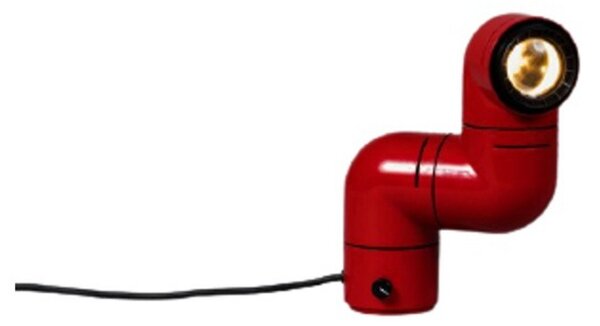 Stolové Lampa Santa & Cole, stmievateľné, Červená, Obývacia izba, Plast