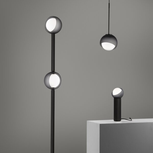 Ideal Lux - LED luster na lanku BLOOM 1xG9/3W/230V priemer 11,5 cm čierna