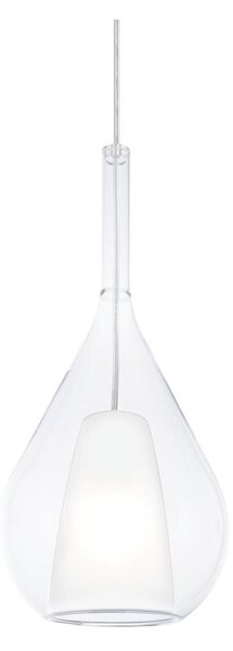 Ideal Lux - Luster na lanku KALIQUE 1xE27/42W/230V pr. 18 cm priehľadný