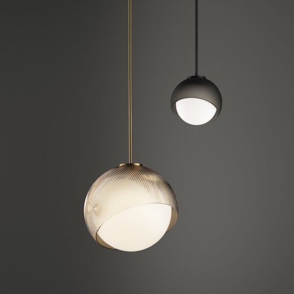 Ideal Lux - LED luster na lanku BLOOM 1xG9/3W/230V priemer 11,5 cm čierna