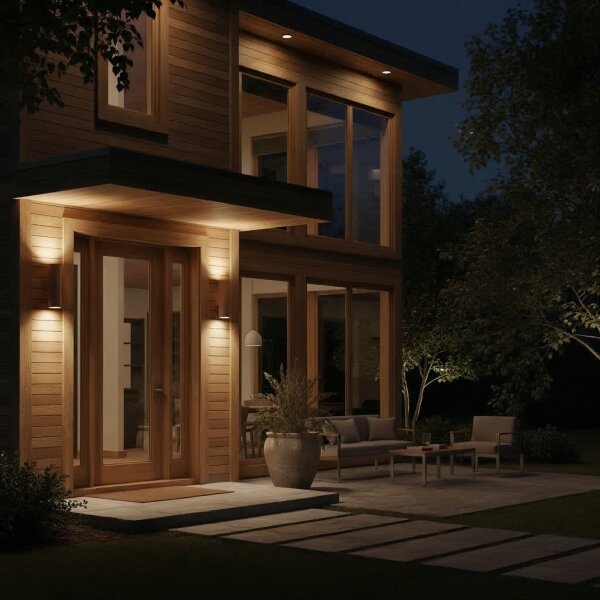Ideal Lux - Vonkajšie nástenné svietidlo GUN 1xE27/60W/230V 31 cm IP54 hnedá