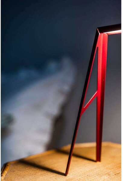 Stolové Lampa Foscarini, Červená, Obývacia izba, Kov
