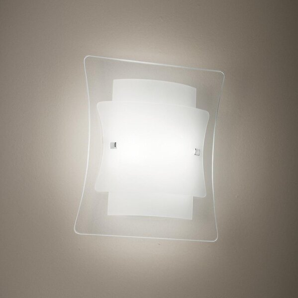 Ideal Lux - Nástenné svietidlo TRIPLO 1xE27/60W/230V priehľadné