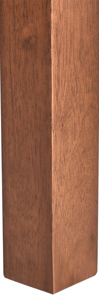 Rozkladací stôl tmavý jaseň MDF 160/240 x 90 cm nohy z kaučukového dreva dyhovaná doska prírodná povrchová úprava