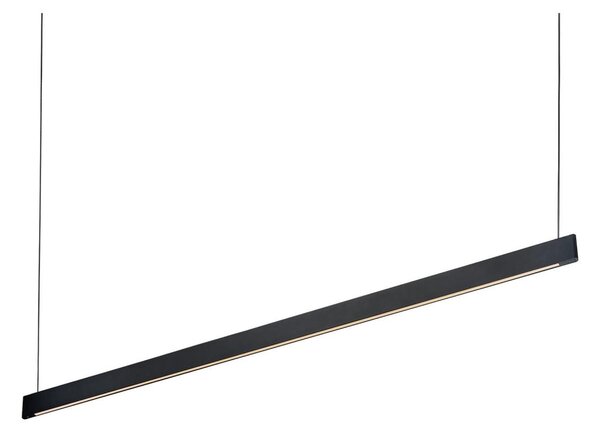 Ideal Lux - LED luster na lankách DESK WIDE LED/36W/230V CRI 90 120 cm čierny