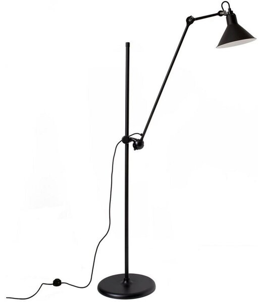 Stojacie Lampa Lampe Gras, Čierna, Obývacia izba, Kov