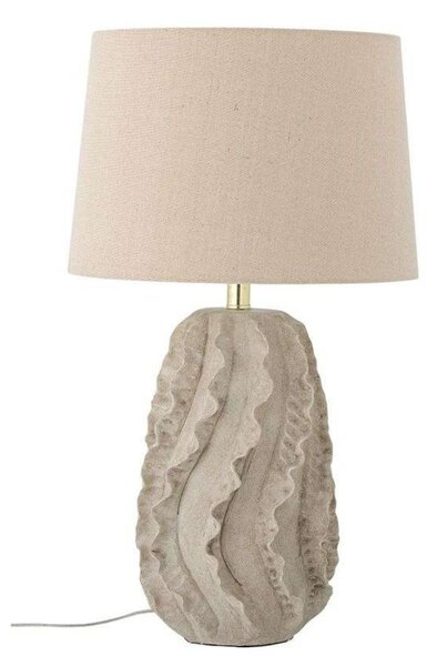 Stolové Lampa Bloomingville, Béžová, Obývacia izba, Tkanina / Textil