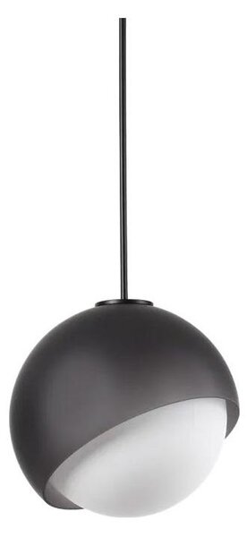 Ideal Lux - Závesný luster na lanku BLOOM 1xE27/42W/230V priemer 22 cm čierna
