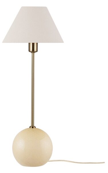 Stolové Lampa Globen Lighting, IRIS, Béžová, Obývacia izba, Sklo, Vintage