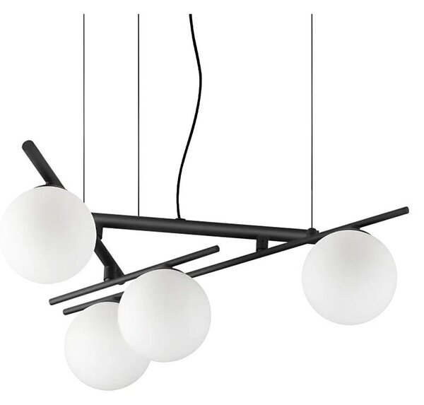 Ideal Lux - LED luster na lanku ATLAS 4xG9/3W/230V čierny