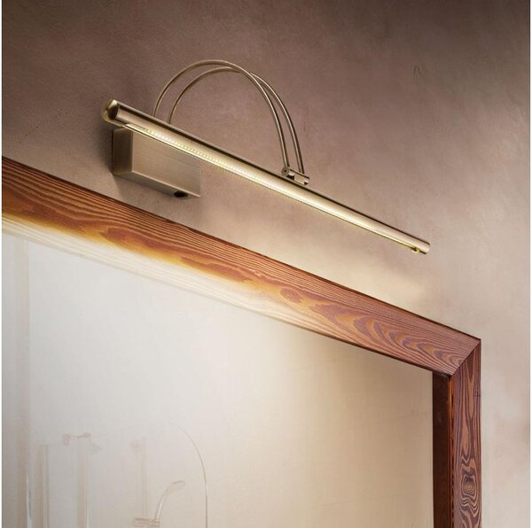 Ideal Lux - LED obrazové svietidlo BOW LED/8W/230V 76 cm CRI 90 mosadz