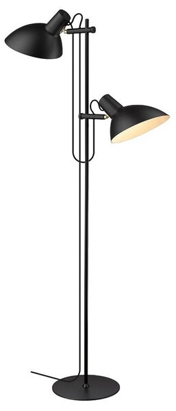 Stojacie Lampa Halo Design, Čierna, Obývacia izba, Kov