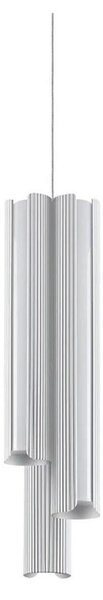 Ideal Lux - LED stmievateľný luster na lanku DORICA 3xLED/9W/230V CRI 90 pr. 9,5 cm biela