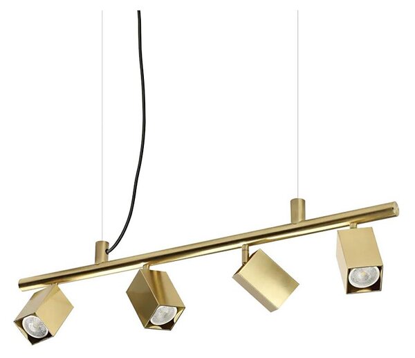 Ideal Lux - LED luster na lanku DYNAMITE 4xGU10/7W/230V CRI 90 mosadz