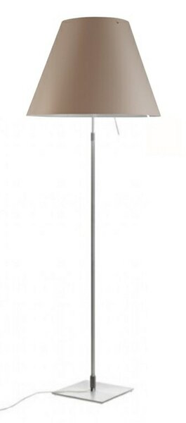 Stojacie Lampa Luceplan, Hnedá / Hrdzavá, Obývacia izba, Hliník