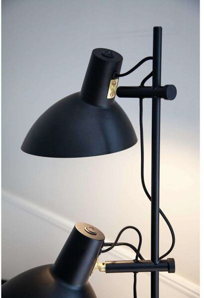 Stojacie Lampa Halo Design, Čierna, Obývacia izba, Kov