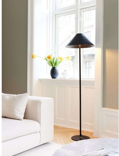 Stojacie Lampa Halo Design, Sivá, Obývacia izba, Kov