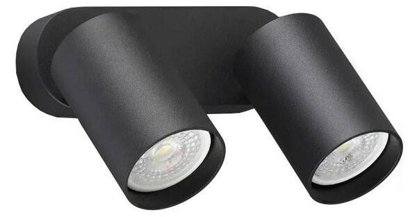 Ideal Lux - LED nástenné bodové svietidlo DYNAMITE 2xGU10/7W/230V CRI 90 čierne