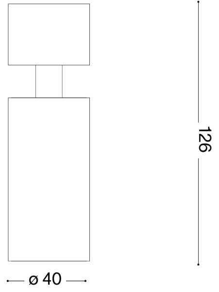 Ideal Lux - LED bodové svietidlo DYNAMITE 1xGU10/7W/230V CRI 90 čierne