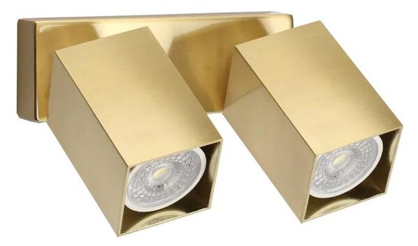 Ideal Lux - LED nástenné bodové svietidlo DYNAMITE 2xGU10/7W/230V CRI 90 mosadz