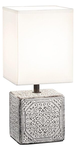 Ideal Lux - Stolová lampa KALI 1xE14/40W/230V biela/sivá
