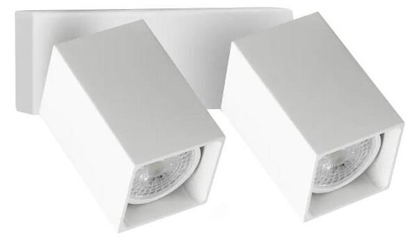 Ideal Lux - LED nástenné bodové svietidlo DYNAMITE 2xGU10/7W/230V CRI 90 biela