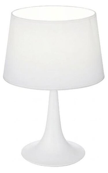 Ideal Lux - Stolná lampa LONDON 1xE27/60W/230V biela