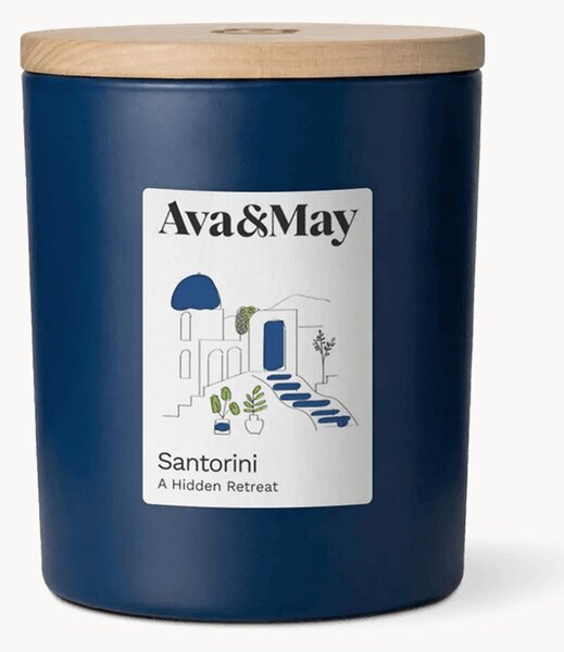 Vonná sviečka Santorini (Rosemary, Tonka Bean & Cedarwood)