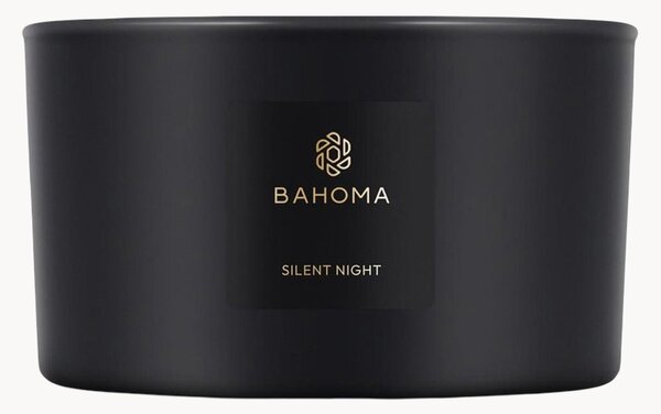 Ručne vyrobená trojknôtová vonná sviečka Silent Night (Tangerine, Fir Needle & Vanilla)