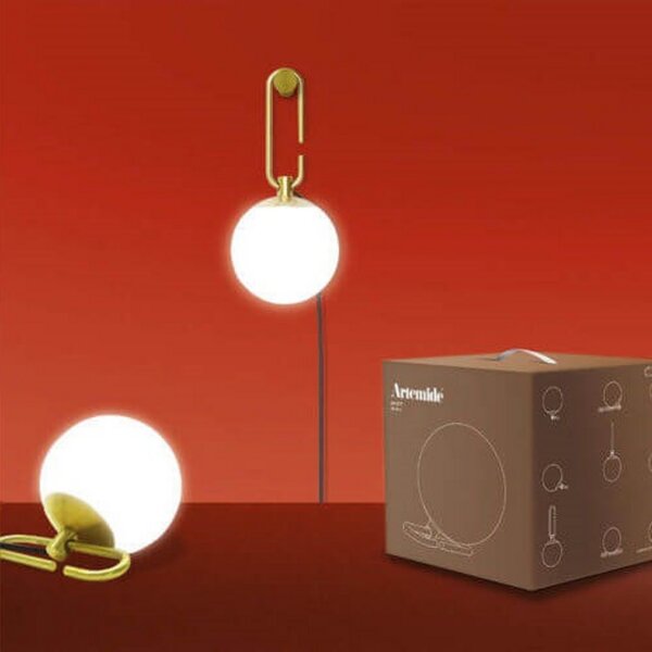 Stolové Lampa Artemide, Zlatá / Mosadz, Obývacia izba, Kov
