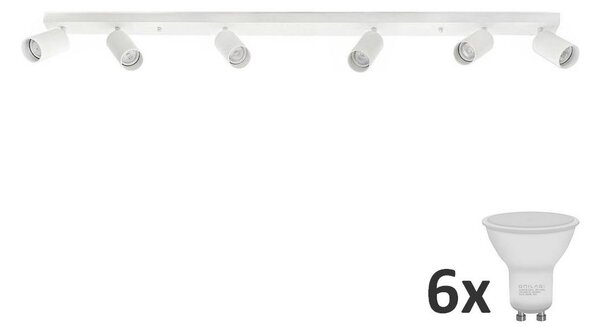 LED Bodové svietidlo ANGIE 6xGU10/6W/230V biela