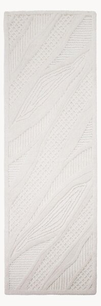 Ručne všívaný vlnený behúň s reliéfnou štruktúrou Sculptured Abstract