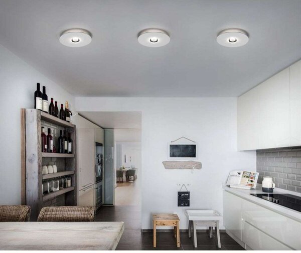 Stropné Lampa Lodes, stmievateľné, Biela, Obývacia izba, Kov