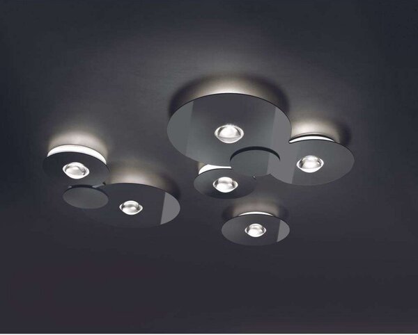 Stropné Lampa Lodes, stmievateľné, Metalická, Kov