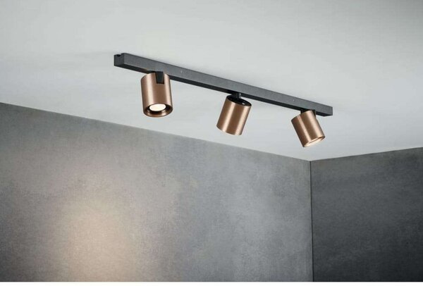 Stropné Lampa LIGHT-POINT, stmievateľné, Bronzová / Stará Mosadz, Obývacia izba, Hliník
