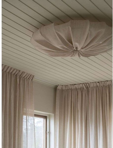 Stropné Lampa Watt & Veke, stmievateľné, Béžová, Spálňa, Tkanina / Textil, Škandinávsky