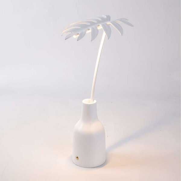 Stolové Lampa SELETTI, stmievateľné, Biela, Obývacia izba, Kov