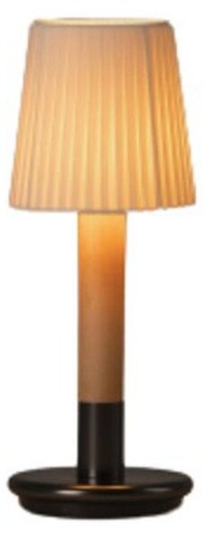 Stolové Lampa Santa & Cole, stmievateľné, Béžová, Obývacia izba, Drevo