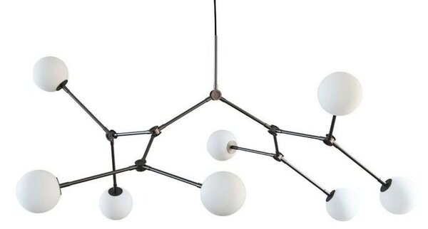 Lustre 101 COPENHAGEN, Sivá, Jedáleň, Kov